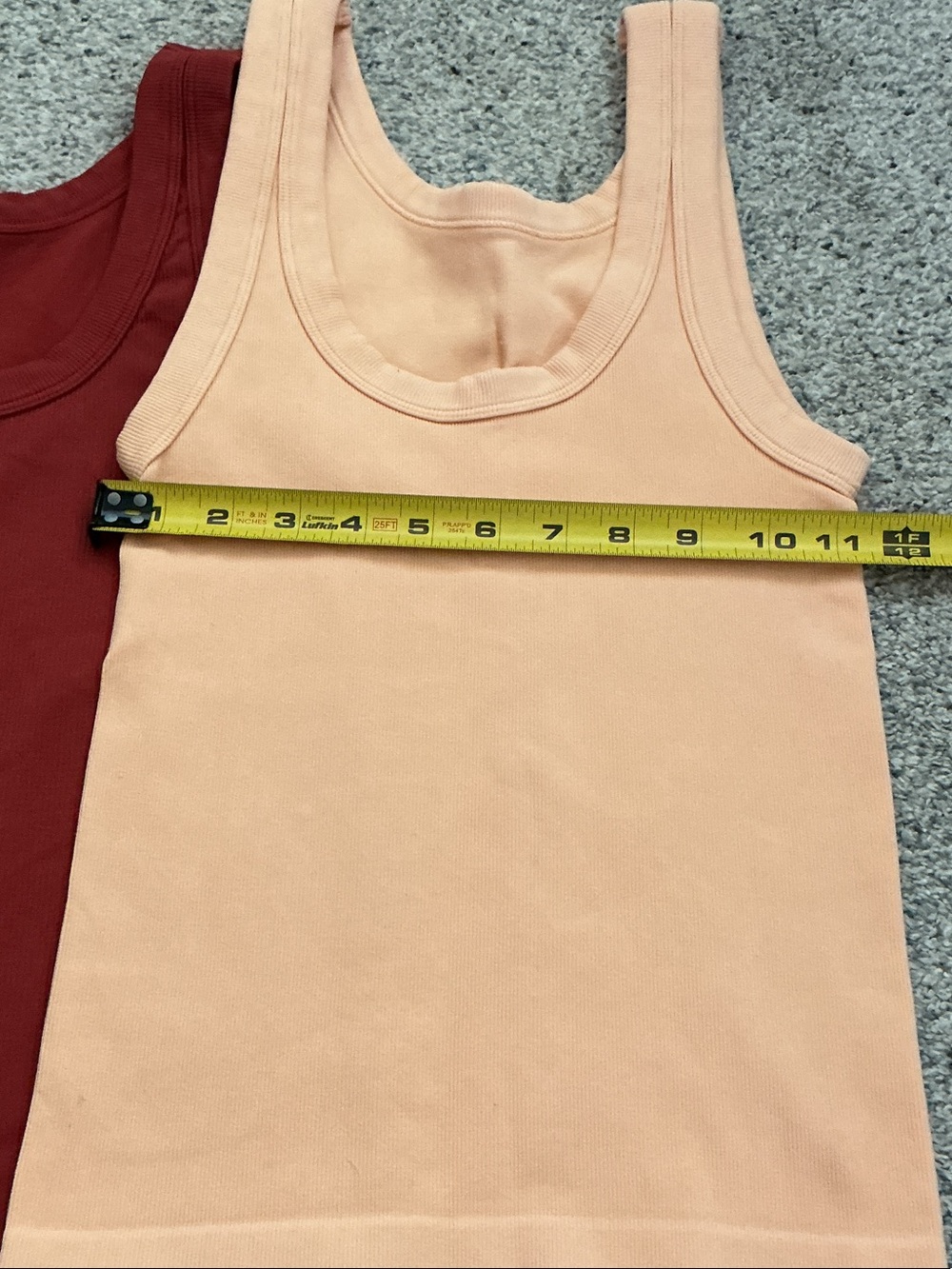 New Nikibiki Seamless Tank Top Bundle ~ Burgundy, Peach, Brown - Picture 4 of 5